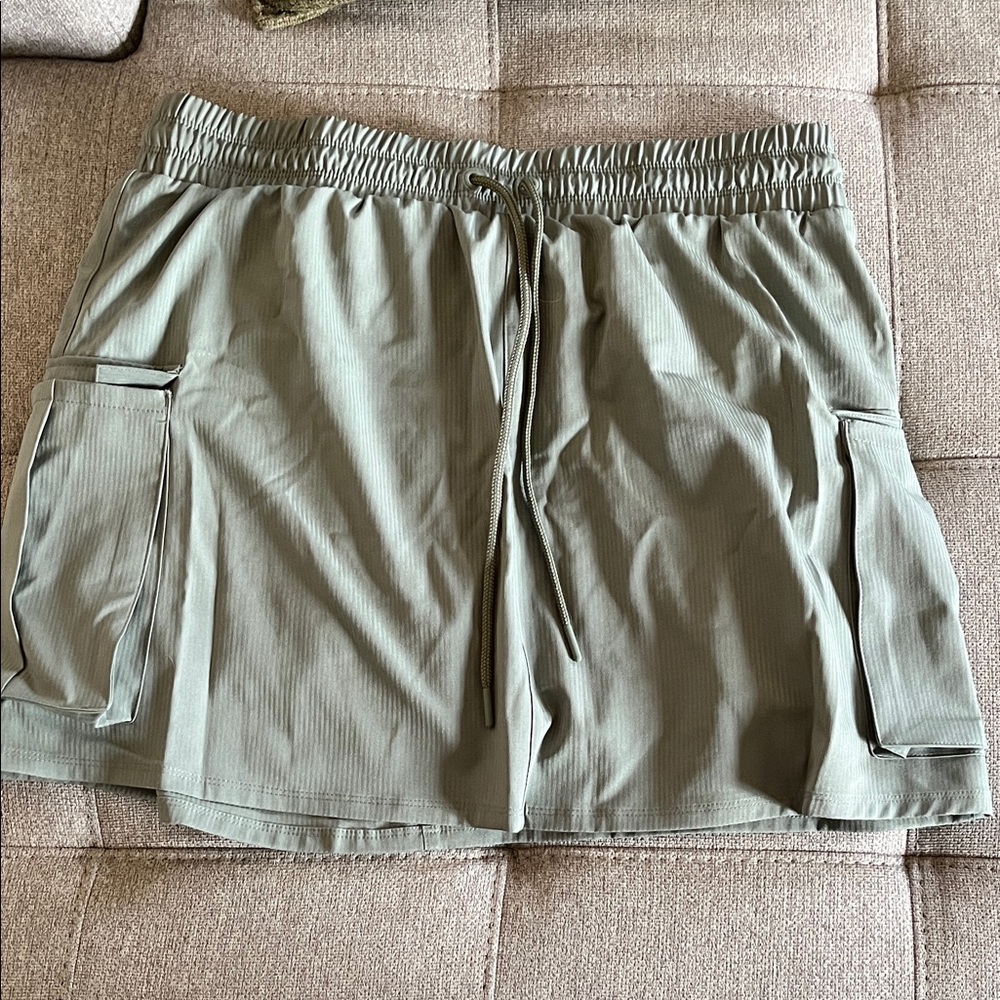 Women’s Olive Green Active Skort